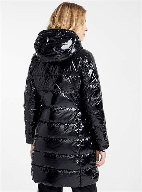 michael kors shiny puffer jacket|michael kors winter puffer jacket.